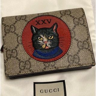 Gucci - GUCCI 二つ折り財布 ミスティックキャットの通販 by AI