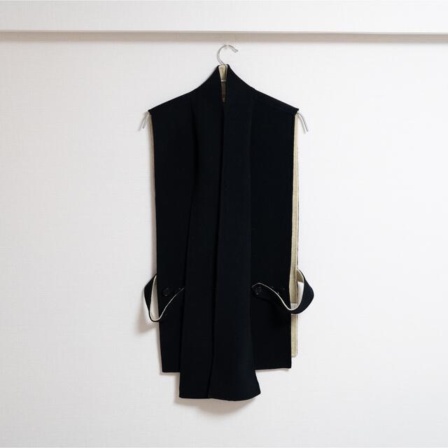 MASU "SCARF COLLAR VEST" スカーフ  ベスト