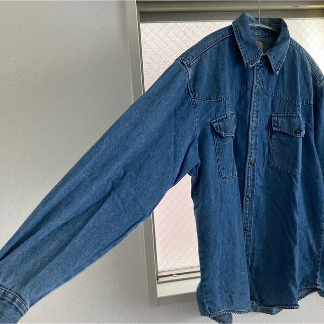 Levi's(リーバイス)のLevi`s　デニムシャツ　シャンブレー　長袖　シャツ　ワイド　オーバーサイズ メンズのトップス(シャツ)の商品写真