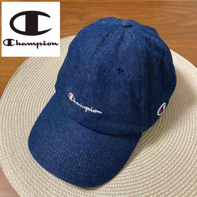 Champion(チャンピオン)のChampion　チャンピオン　デニム調　キャップ　中古 レディースの帽子(キャップ)の商品写真