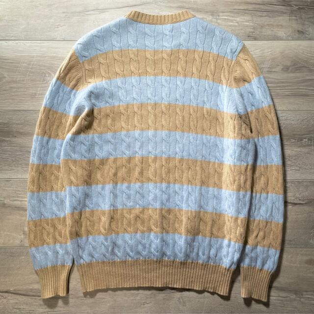 H1☆美品☆極上カシミヤ100% ケーブル編みニット ブルネロクチネリ