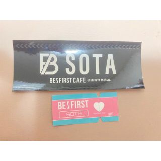 ザファースト(THE FIRST)のbe:first SOTA ソウタ ステッカー 2点セット(アイドルグッズ)