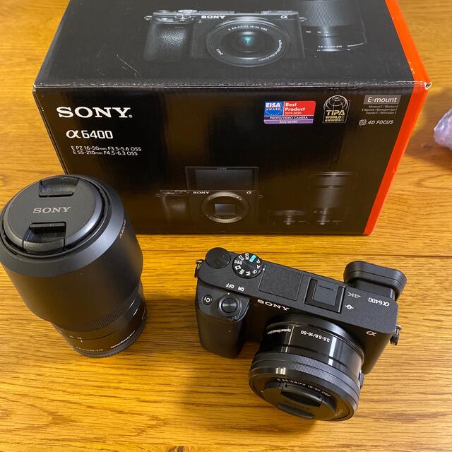 SONY α6400 ダブルズームレンズキット ILCE-6400Y - カメラ SONY α6400 ダブルズームレンズキット ILCE-6400Y - カメラ