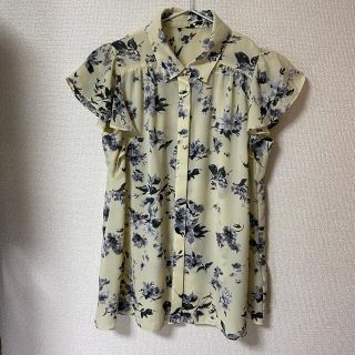 レッセパッセ(LAISSE PASSE)のレッセパッセ　花柄ブラウス 美品(シャツ/ブラウス(半袖/袖なし))