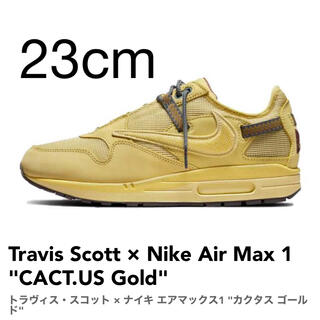 ナイキ(NIKE)のTravis Scott Nike Air Max 1 CACT.US Gold(スニーカー)
