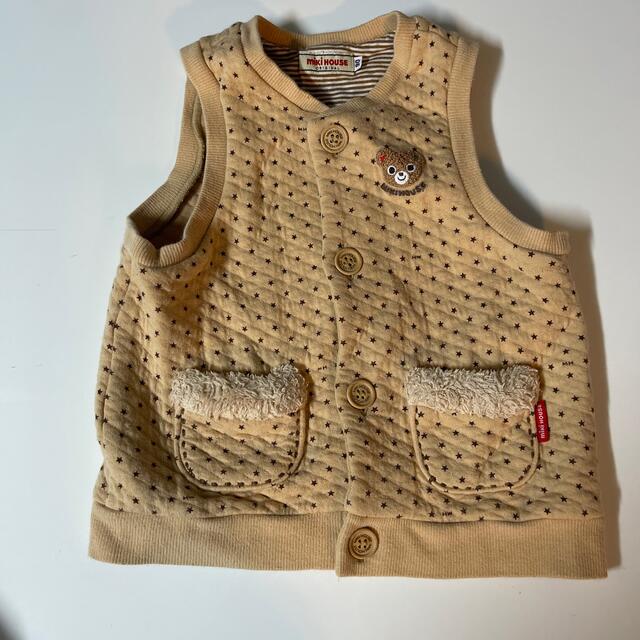 mikihouse(ミキハウス)のミキハウスベスト キッズ/ベビー/マタニティのキッズ服男の子用(90cm~)(ジャケット/上着)の商品写真