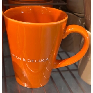 ディーンアンドデルーカ(DEAN & DELUCA)の新品 DEAN&DELUCA ハロウィン限定ラテマグ パンプキンオレンジ(グラス/カップ)