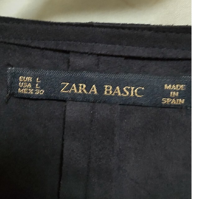 ZARA(ザラ)のZARA スエード風フリンジカーディガン 羽織り レディースのトップス(カーディガン)の商品写真