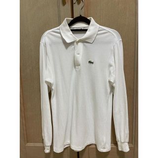 ラコステ(LACOSTE)のラコステ 長袖ポロシャツ 白(ポロシャツ)