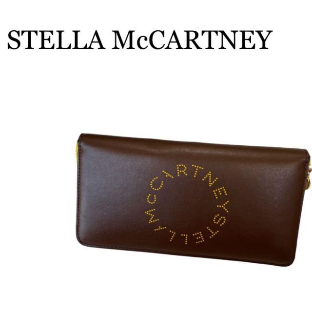 100％の保証 - McCartney Stella 箱付未使用♪ ロゴ ラウンドジップ長財布⭐︎レザー ステラマッカートニー 財布