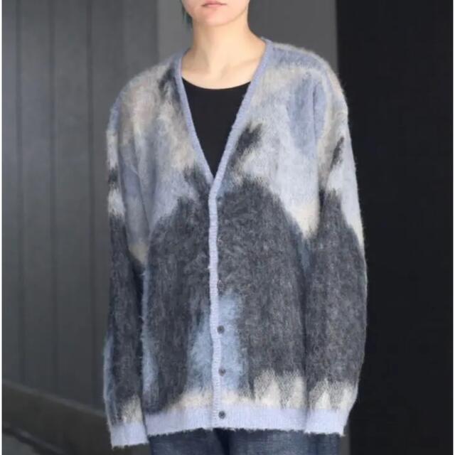 stein(シュタイン)のYOKE Rothko Jacquard Cardigan acrmtsm別注 メンズのトップス(カーディガン)の商品写真