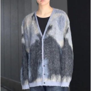 シュタイン(stein)のYOKE Rothko Jacquard Cardigan acrmtsm別注(カーディガン)