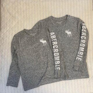 アバクロンビーアンドフィッチ(Abercrombie&Fitch)の【2枚セット】アバクロ 長袖トップス110-130cm(Tシャツ/カットソー)