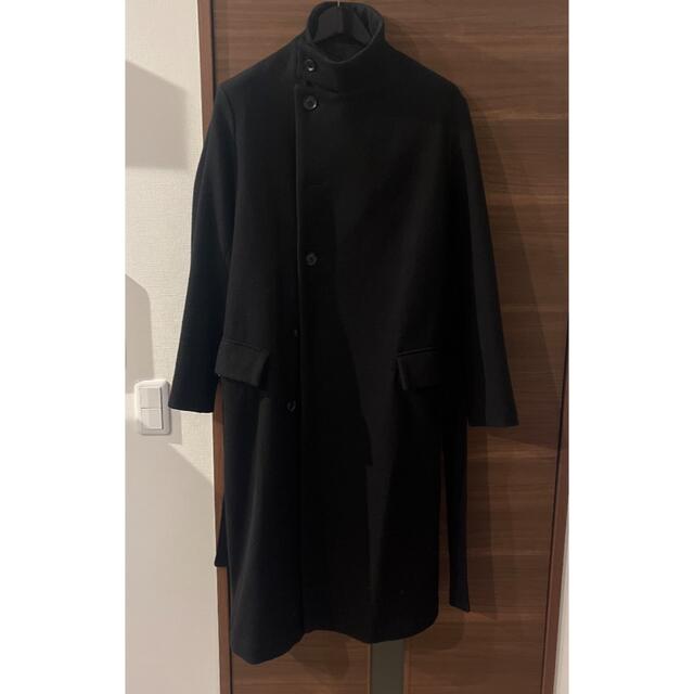 Yohji Yamamoto 18aw ウールナイロン混 ロングコート