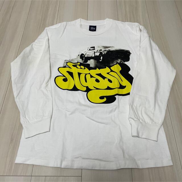 STUSSY スケートシング デザイン 紺タグ 長袖 Tシャツ ステューシー