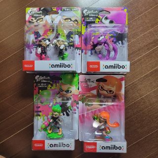 アミーボ amiibo スプラトゥーン 計4セット 任天堂(ゲームキャラクター)