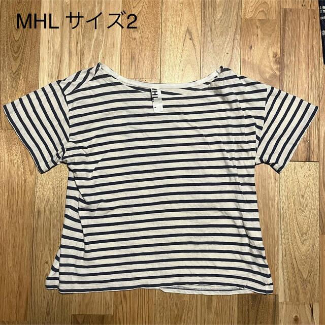 MHL. ボーダー Tシャツ | フリマアプリ ラクマ