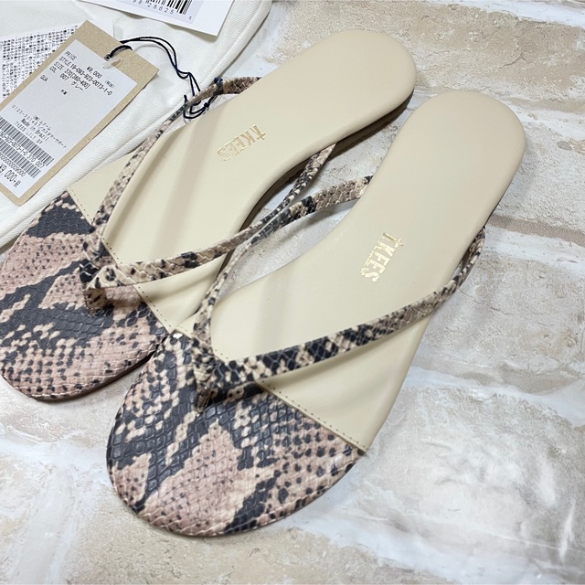 Plage 別注 TKEES LILY SP サンダル ティキーズ パイソン