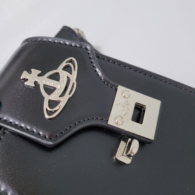 Vivienne Westwood(ヴィヴィアンウエストウッド)のVivienne dolce スマホショルダー ミニショルダーバッグ ブラック レディースのバッグ(ショルダーバッグ)の商品写真