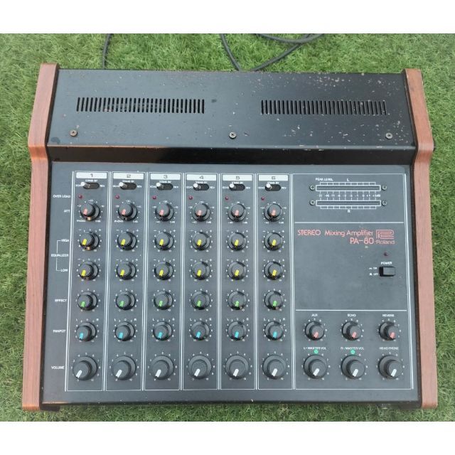 「通電確認」ROLAND PA-80 Stereo Mixing