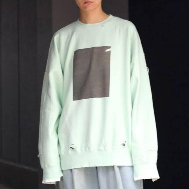 トップスstein 22SS OVERSIZED REBUILD SWEAT LS