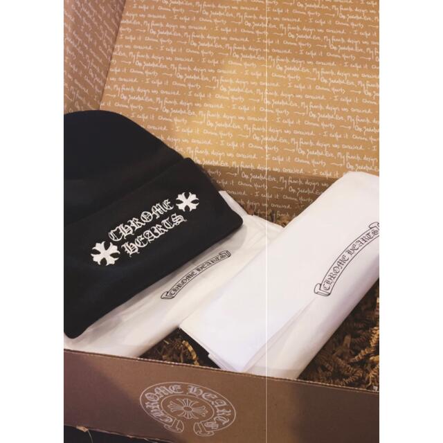 返品不可】 Hearts Chrome - 帽子 ニット帽 chromehearts クロムハーツ