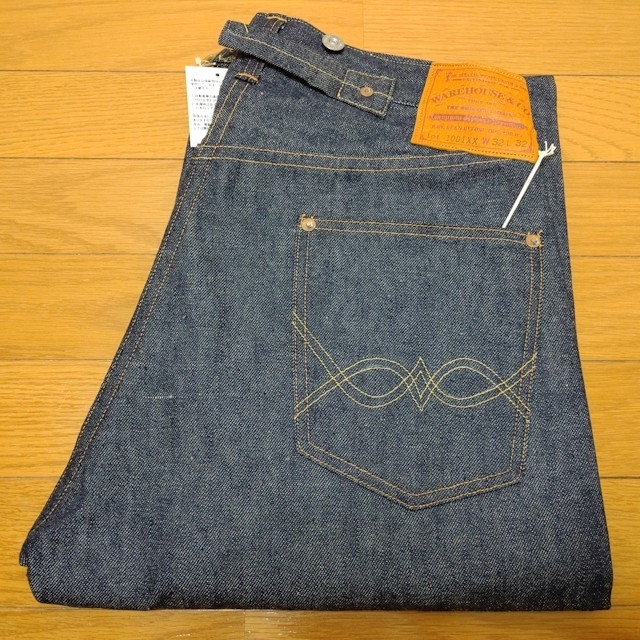 WAREHOUSE(ウエアハウス)の① Lot 1001XX【1922MODEL】W32-L32 NONWASH メンズのパンツ(デニム/ジーンズ)の商品写真