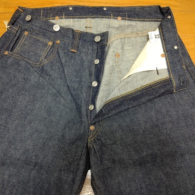 WAREHOUSE(ウエアハウス)の① Lot 1001XX【1922MODEL】W32-L32 NONWASH メンズのパンツ(デニム/ジーンズ)の商品写真