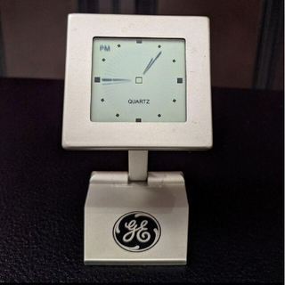 非売品【GE】ゼネラルエレクトリック✩コンパクト折りたたみ置時計(置時計)