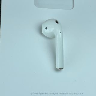 アップル(Apple)のAirPods 第1世代の左側イヤホンA1722のみ　Apple正規品(ヘッドフォン/イヤフォン)