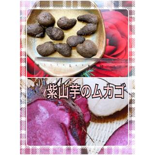 2022年秋冬収穫中の紫山芋のムカゴ　小ぶり10個ほど(野菜)