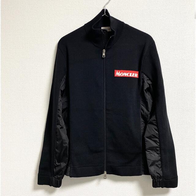 MONCLER(モンクレール)の新品未使用 モンクレール MONCLER ウールニットカーディガン Black メンズのトップス(ニット/セーター)の商品写真