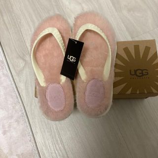 UGG サンダル　ピンク(サンダル)