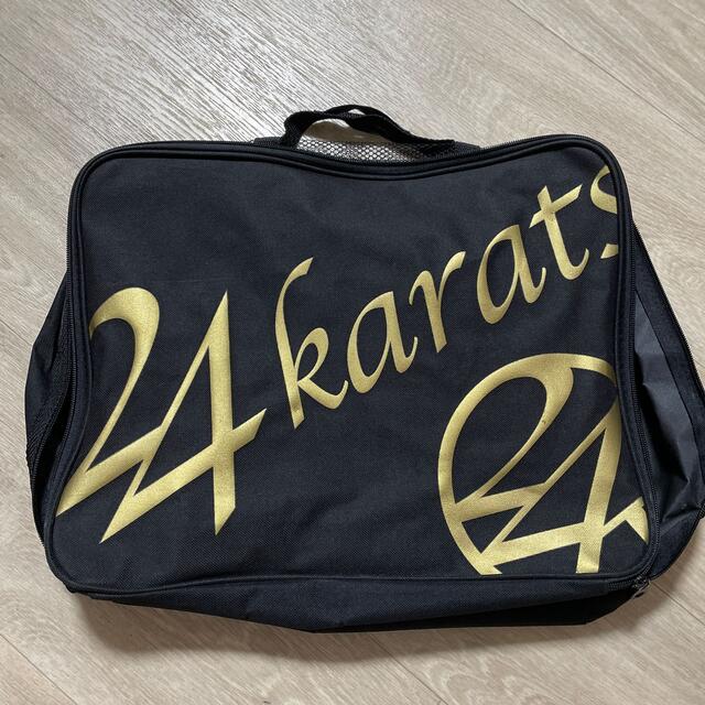 24karats(トゥエンティーフォーカラッツ)の【値下げ】24karats スウェット入れ　バック エンタメ/ホビーのタレントグッズ(ミュージシャン)の商品写真