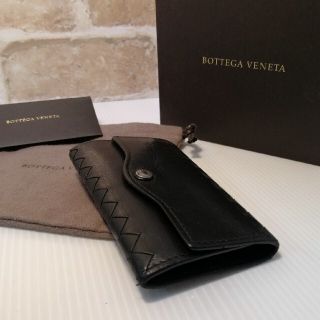 ボッテガヴェネタ(Bottega Veneta)の◆BOTTEGA VENETA◆ボッテガ 6連 キーホルダー ブラック 高級本革(キーケース)