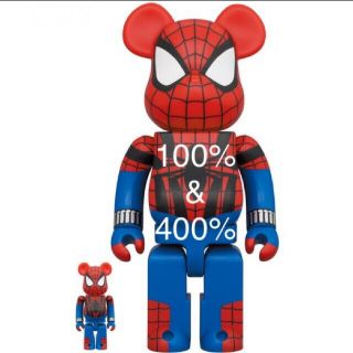 BE@RBRICK SPIDER-MAN100％ & 400％(フィギュア)