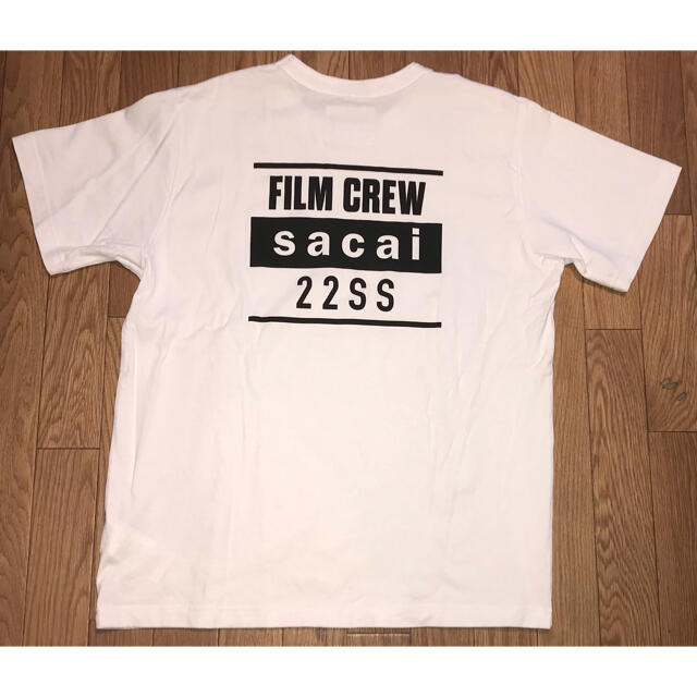 sacai(サカイ)の美品 サカイ sacai FILM CREW T ホワイト 4 即完売アイテム メンズのトップス(Tシャツ/カットソー(半袖/袖なし))の商品写真