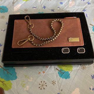 限定】ARIIX アリックス チェーン付き長財布(保証書付き)