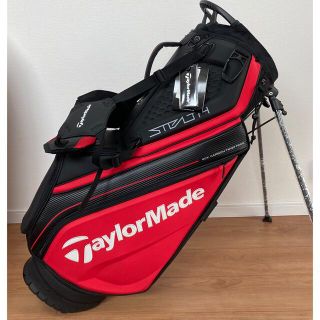 テーラーメイド(TaylorMade)の新品 テーラーメイド STEALTH グローバルツアースタンドバッグ 黒赤(バッグ)