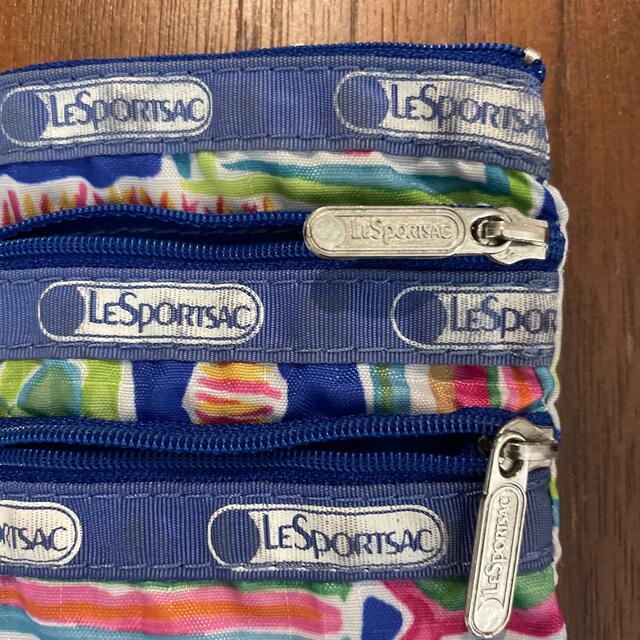 LeSportsac(レスポートサック)のレスポートサック　ポーチ　汚れあり　普通便 レディースのファッション小物(ポーチ)の商品写真