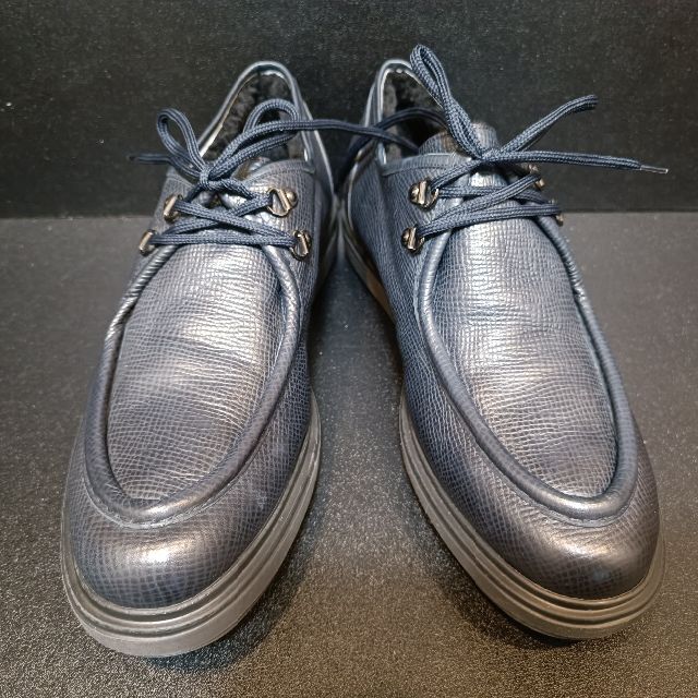 バレット（BARRETT） イタリア製革靴 青 UK8