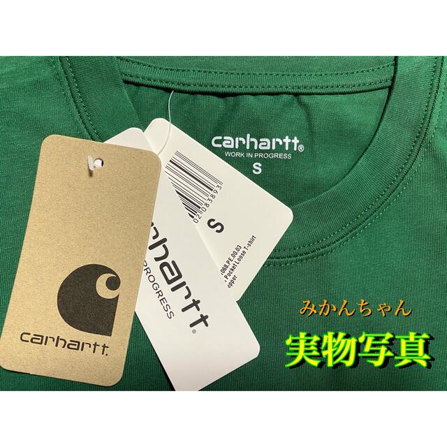 carhartt(カーハート)の【新品未使用品★Sサイズ】カーハート★Tシャツ★ハンターグリーン★半袖★HTG メンズのトップス(Tシャツ/カットソー(半袖/袖なし))の商品写真