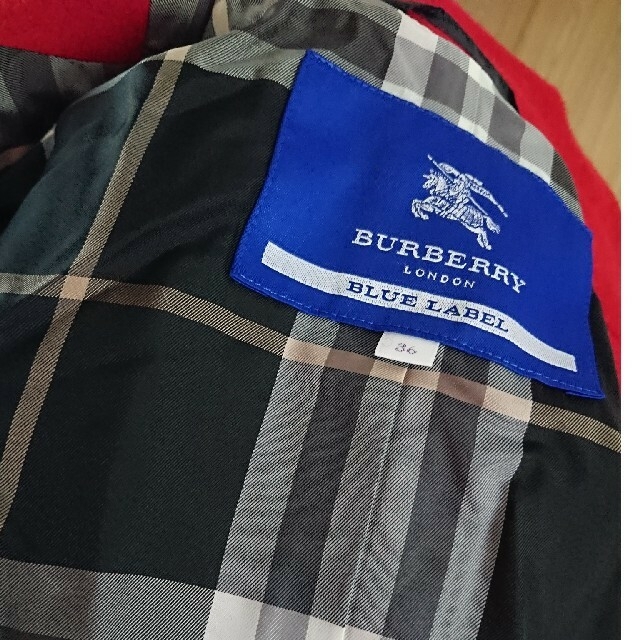 BURBERRY BLUE LABEL(バーバリーブルーレーベル)の★バーバリー・ブルーレーベル★コート レディースのジャケット/アウター(ロングコート)の商品写真