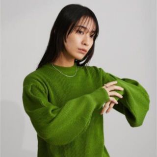 クラネ(CLANE)の【STYLE-MIXER】フォルムスリーブ　ニット(ニット/セーター)