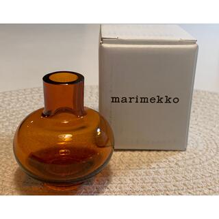 マリメッコ(marimekko)のマリメッコ☆ミニベース☆フラワーベース 花瓶☆アンバー(花瓶)