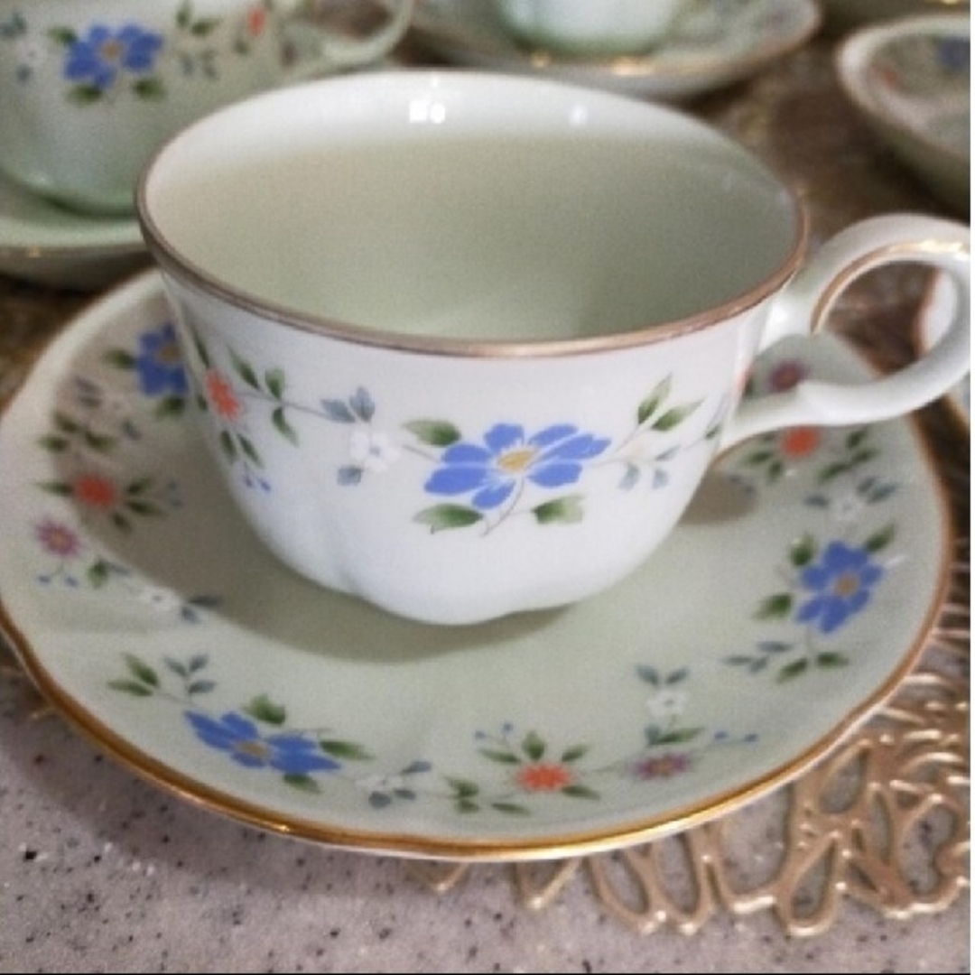 Noritake(ノリタケ)のオールドノリタケ　Noritake 「CELADON」カップ＆ソーサー インテリア/住まい/日用品のキッチン/食器(食器)の商品写真