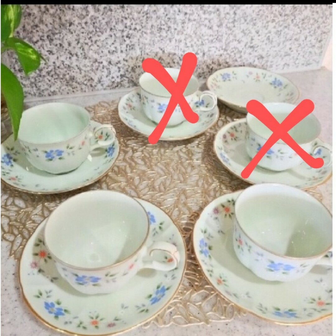 Noritake(ノリタケ)のオールドノリタケ　Noritake 「CELADON」カップ＆ソーサー インテリア/住まい/日用品のキッチン/食器(食器)の商品写真