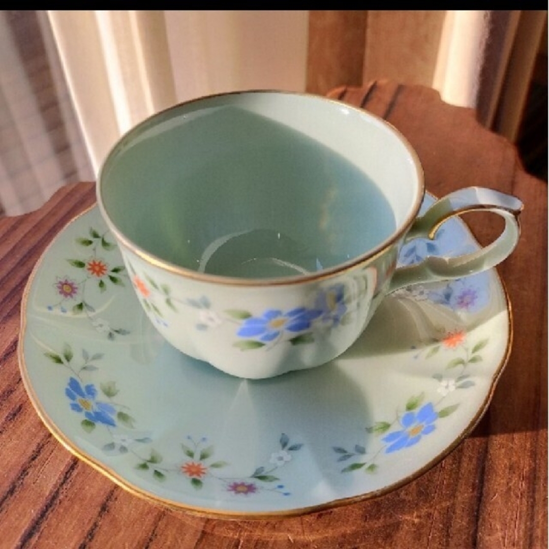 Noritake(ノリタケ)のオールドノリタケ　Noritake 「CELADON」カップ＆ソーサー インテリア/住まい/日用品のキッチン/食器(食器)の商品写真