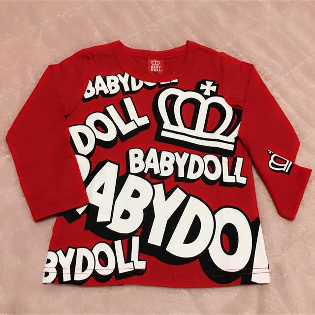 BABYDOLL(ベビードール)のBABYDOLL ロンＴ 100cm キッズ/ベビー/マタニティのキッズ服女の子用(90cm~)(Tシャツ/カットソー)の商品写真