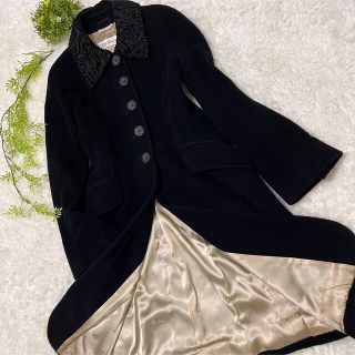 Max Mara - Max Mara マックスマーラ マトラッセ襟 ロングコート
